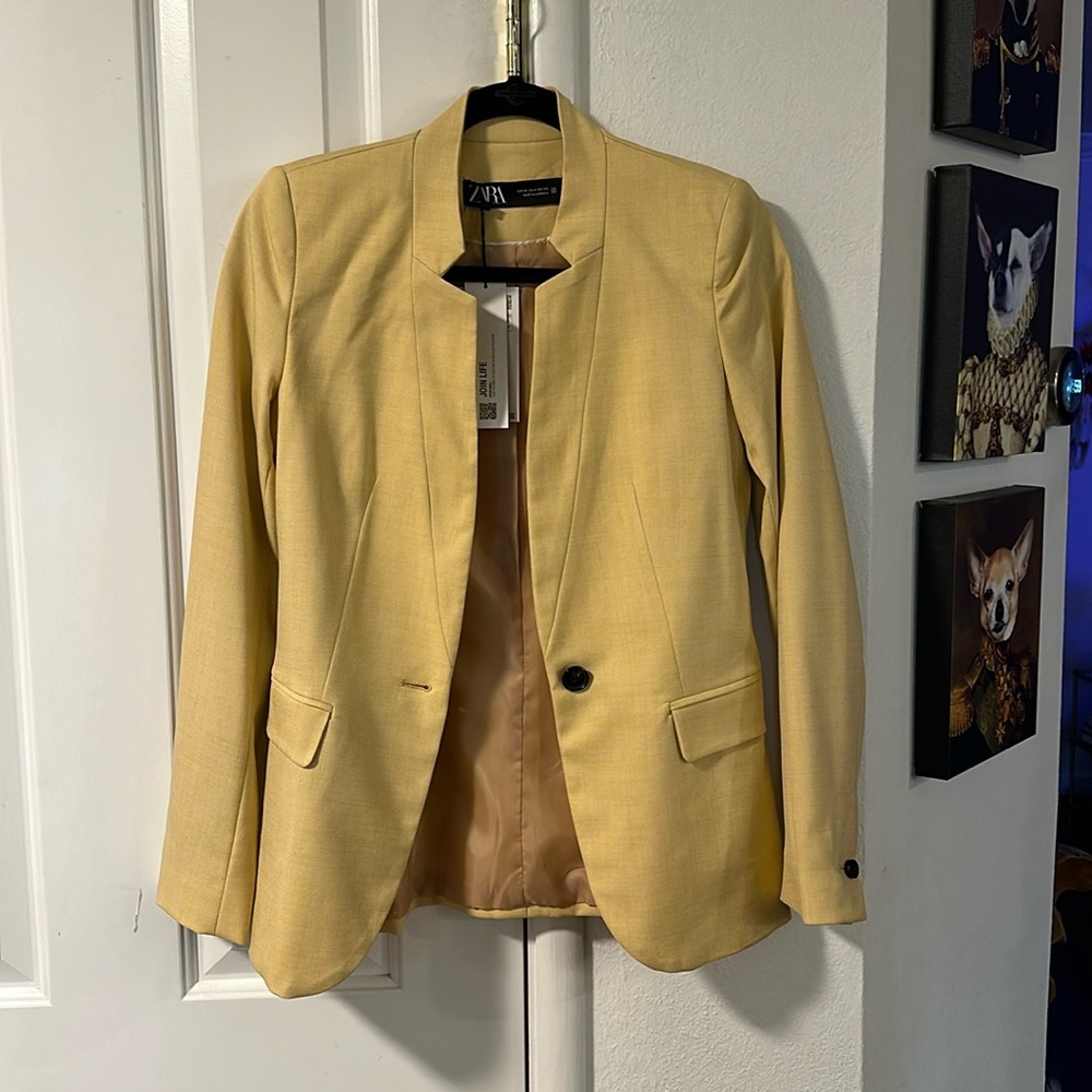 Zara blazer size 2